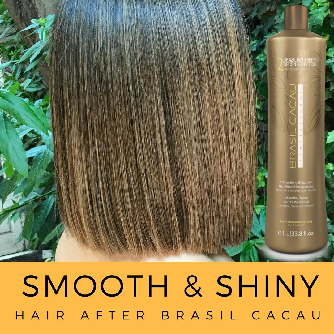 Thermal Reconstruction Keratin Treatment Smoothing Blowout Step 2 bottle only Cadiveu Brasil Cacau